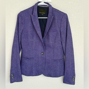 Banana Republic Women's Violet Tweed Blazer. Size 4